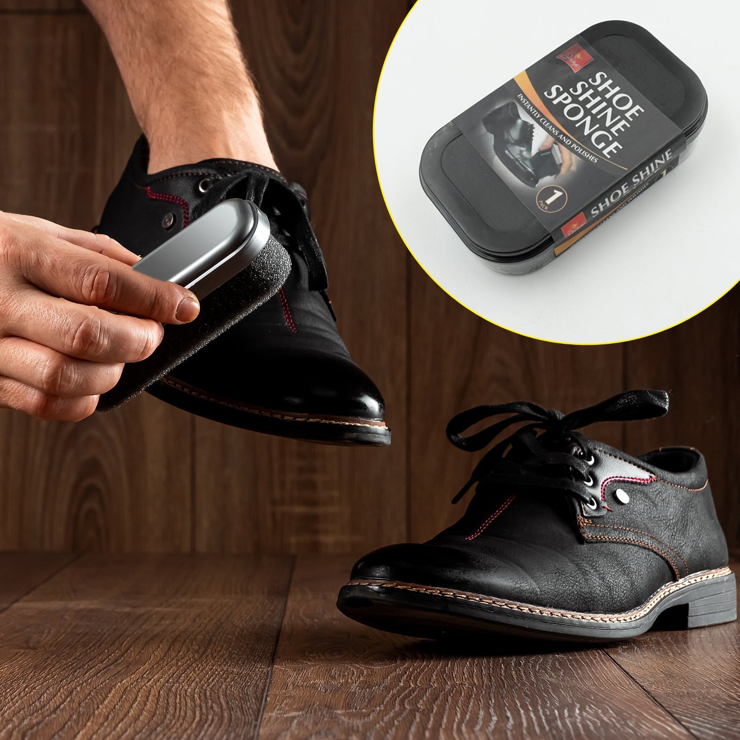 7559 Shoe Shiner and Shoe Polish For All Colours Leather Shoes, Formal Shoes, Oxford Shoes & Dress Shoes (1 Pc) 7559 Shoe Shiner and Shoe Polish For All Colours Leather Shoes, Formal Shoes, Oxford Shoes & Dress Shoes (1 Pc)